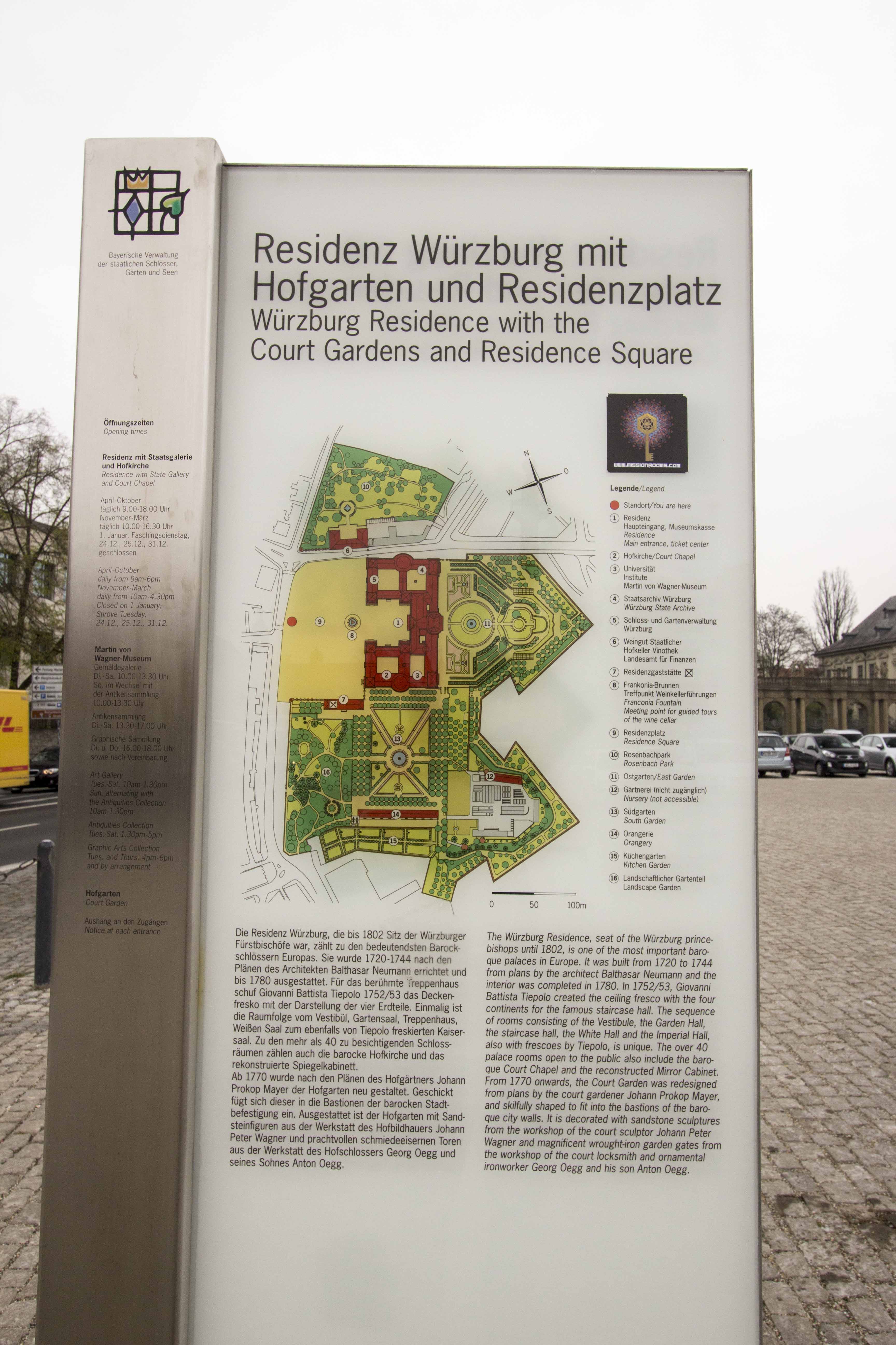Würzburger Residenz einzeln